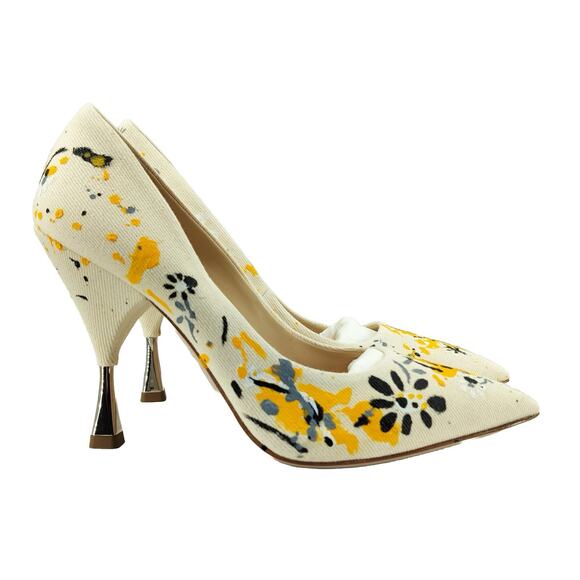 Miu Miu, Classic Pump Heels Shoes, Size 7.5, Multicolor - Picture 3 of 11